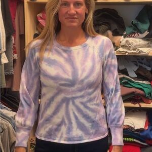 Design History Lavender Tie-Dye Sweatshirt